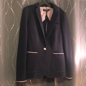 NWT Tommy Hilfiger Navy Blue Blazer
